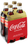 Coke Ginger 330ml X4 - $2.50 @ Coles