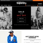 Superdry (Clothes) up to 30% off Sale + Extra 10% off in-Store