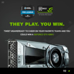 Win 1 of 35 GeForce® GTX GPUs (1080 Ti/1070/1060) from NVIDIA