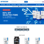 35% off Sitewide and 60% off Selected Items @ Myprotein