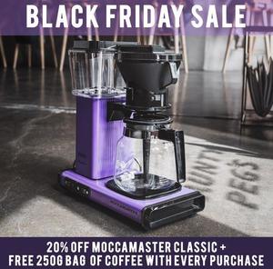 Moccamaster black outlet friday