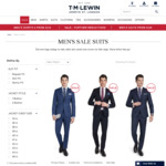 Suits at Least 50% off (Starting from $149) @ TM Lewin