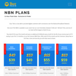 Unlimited Buzz Telco NBN - $10 for First Month - No Setup/Cancel Fees