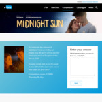 Win 1 of 5 Copies of 'Midnight Sun' on DVD from Entertainment One Films Australia