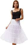 Black and White 2-Layers Voile Crinoline Underskirt Petticoat $7.99 USD (~$11.10 AUD) Delivered @ Grace Karin