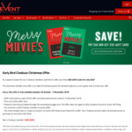 $50 Gift Card for $40 @ Event Cinemas (Cinebuzz Offer)