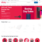 10% off Sitewide @ eBay ($120 Min Spend, $300 Max Discount)