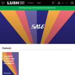 50% off Christmas and Halloween Items Online @ Lush