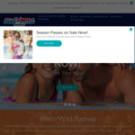 [NSW] 15% off Day Tickets & Season Pass (Prices Start from $55.99 + Processing Fee) @ Wet'n'Wild Sydney