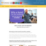 Win a Hotel Stay for Up to 51 Worth $13,000 from Choice Hotels