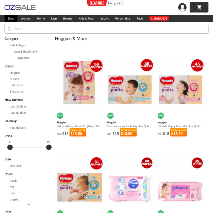 Huggies Ultimate Nappy Pants Sizes 4, 5, 6 13.50 (Normally 30) + 9.