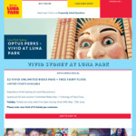 [NSW] Luna Park Sydney - $2 Entry and Unlimited Rides Pass + Free Fairy Floss 