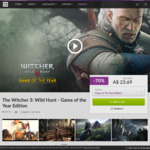 [PC] The Witcher 3: Wild Hunt - Game of the Year Edition $23.69 @ GOG.com
