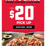 [VIC] Any 3 Premium/Traditional Pizzas $20 (Pick up) @ Domino's (Selected Stores)