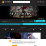[PC] Steam - Darksiders III (RRP $77.95 AUD on Steam) - $23.39 AUD - Fanatical