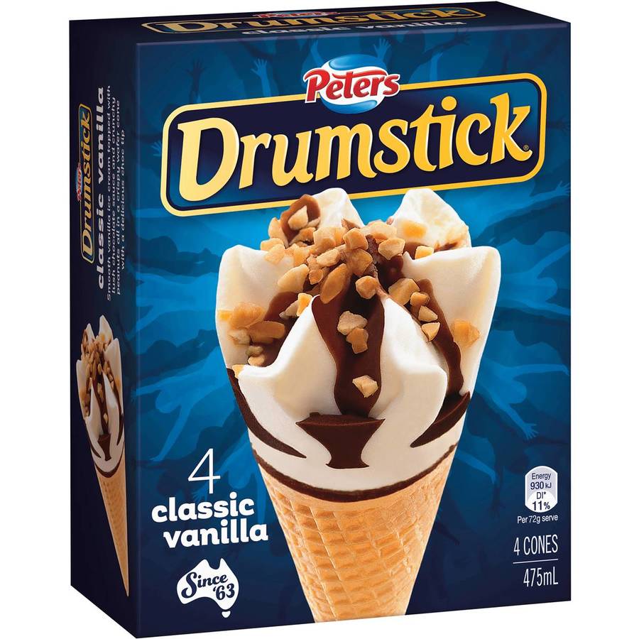 Peters Drumstick 475-490ml Pk 4/6 $4 (Save $4) @ Woolworths - OzBargain