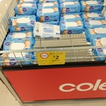 [VIC] Curash Simply Water Wipes 80 Pack $2.00ea @ Coles Oakleigh
