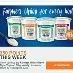 Farmers Union Greek Style Yoghurt 500g Variety $3.50 + 350 WW Points (up to 5 Times) @ Woolworths (in-Store/Online)