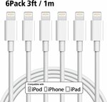 Sundix iPhone Charger Cable 3FT/1m 6 Pack $11.90 + Delivery ($0 with Prime/ $39 Spend) @ Good2U AU Amazon AU