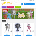 PetPat Soft Plush Pet Toys - Buy 2 Get 1 Free + $10 Flat Rate Shipping @ Petpat.com.au