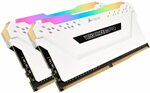 Corsair Vengeance RGB PRO 32GB (2x16GB) DDR4 3200MHz C16 RAM - White $199.85 + Delivery ($0 with Prime) @ Amazon UK via AU