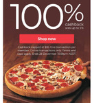 Pizza Hut - 100% Cashback Upto $10 via Cash Rewards
