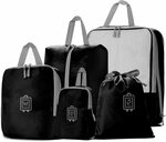 Packing Cubes 5 Set $14.24 / 7 Set $17.24 (25% off) + Delivery ($0 with Prime/ $39 Spend) @ Plus1life via Amazon AU
