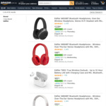 Edifier W860NB ANC Headphones $82.50 (RRP $165), W830BT Bluetooth Headphones $59.50 (RRP $119) Delivered @ Edifier AU Amazon AU