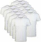 Gildan Men's Crew 12-Pack T-Shirts, White, Size M $35.33  + Delivery ($0 with Prime/ $39 Spend) @ Amazon AU