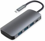 5in1 USB C Hub 4k@30Hz HDMI, 3x USB3.0 Port, PD87W $23.40 + Delivery ($0 with Prime/ $39 Spend) @ HARIBOL Amazon AU