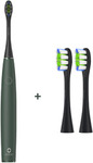 Oclean Air 2 Electric Toothbrush Green Sonic Toothbrush with 2 Replacement Heads $9.99 Delivered @ mctechmc-tech eBay
