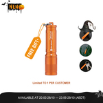 Olight I3e Orange EOS 90/120 Lumen AAA LED Keyring Torch $0 (RRP $17.95) + $7.95 Shipping @ Olight
