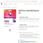 Telstra $300 225GB 1-Year Pre-Paid SIM Starter Kit $250 (Was $300) Delivered @ Telstra
