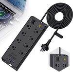 HEYMIX Powerboard Powerstrip 8 Outlets with 65W USB PD PPS Charging $55.99 Delivered @ HEYMIX Amazon AU