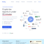 30% off All Crypto Tax Plan Subscriptions @ Koinly