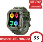 2022 KOSPET TANK M1 Rugged Outdoor Smart Watch US$32 (~A$45.70) Delivered @ Hekka