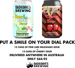 12 Pine Lime Milkshake Sour & 12 Cherry Sour Beers 375ml Cans $64.95 Delivered @ Dad & Dave's Brewing
