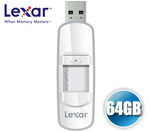 FREE SHIPPING! Lexar JumpDrive 64GB S70 USB Portable Flash Drive Pen 64GB (White) AU$61.95