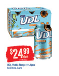 [ACT, NSW, QLD] UDL Vodka Range 4% 6 Packs - $24.99 @ Local Liquor