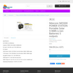 Nitecore NES500 POWER STATION Portable Solar 518wh 5 Outputs $594.99 + $10.00 Shipping @ Tech around You