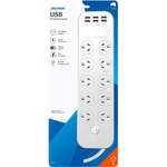 Jackson 10 Way Surge Powerboard 6x USB Ports $34 + Delivery ($0 C&C) @ The Good Guys Commercial (Membership Required)