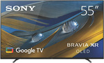 Sony 55" A80J 4K Bravia XR OLED Google TV XR55A80J $1685 + Delivery ($0 C&C) @ The Good Guys eBay