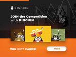 Win 1 of 3 €50 Kinguin Gift Cards from Blue and Queenie & Kinguin