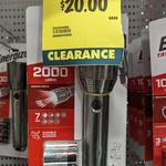 Energizer PMZH91 2000 Lumen Vision HD Ultra LED Torch Flashlight $20 (RRP $117) in-Store Only @ Bunnings Warehouse