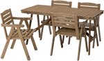 FALHOLMEN Outdoor Table + 4 Chairs with Armrests $229 (Was $409) + Delivery ($5 C&C/ $0 in-Store) @ IKEA