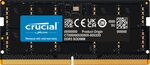 Crucial DDR5-4800 SODIMM CL40 32GB RAM $124.23 Delivered @ Amazon UK via Amazon AU