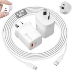 [Prime] HEYMIX iPhone Fast Charge 20W USB C Wall Charger, 2-Port Type C Adapter $8.99 Delivered @ Chargerking via Amazon AU
