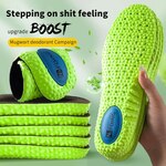 Sports Shock Absorption Insole - from US$2.70 (~A$4.24) Delivered @ Digitaling Store via AliExpress