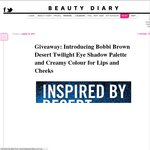 Win Bobbi Brown Desert Twilight Collection