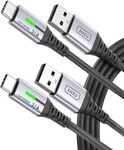INIU 3.1A Nylon Braided USB-A to C (2 Pack 2+2m) $5.77 + Delivery ($0 with Prime/ $59 spend) @ INIU Amazon AU